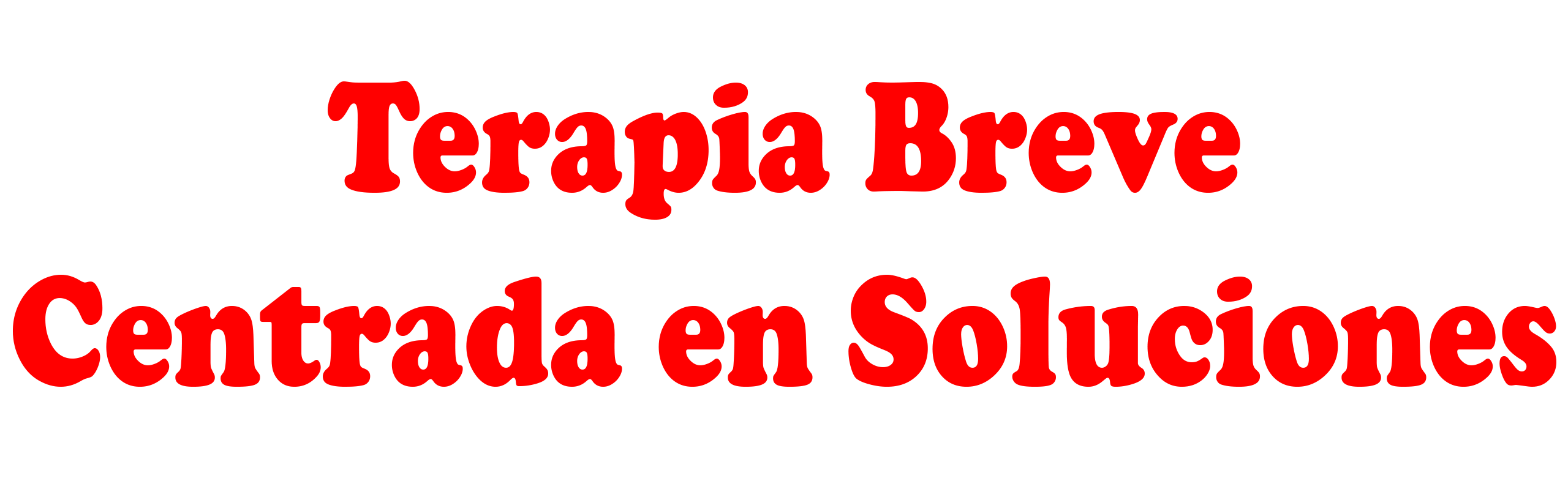 Terapia Breve Centrada en Soluciones